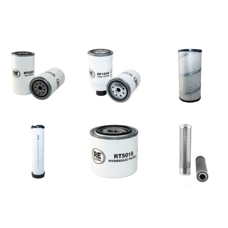Filter Kit for Thwaites Mach 361 with Perkins engine 2003-