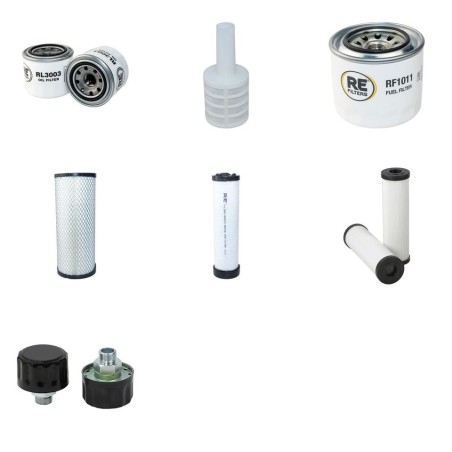 THWAITES MACH 474 Filter Service Kit w/Yanmar 4TNV88-XMA3 Eng.   YR  2011-