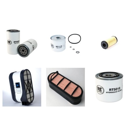 Filter Kit for Thwaites SLCM 598ZZ with Perkins 1104D44Ta engine 2008-