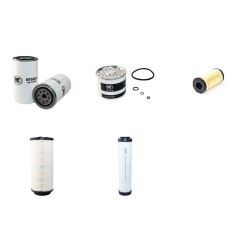 TIM TS 2000 Filter Service Kit Air Oil Fuel Filters w/Perkins 1104C-44T Eng.