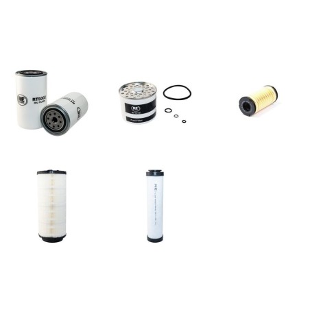 TIM TS 2000 Filter Service Kit Air Oil Fuel Filters w/Perkins 1104C-44T Eng.