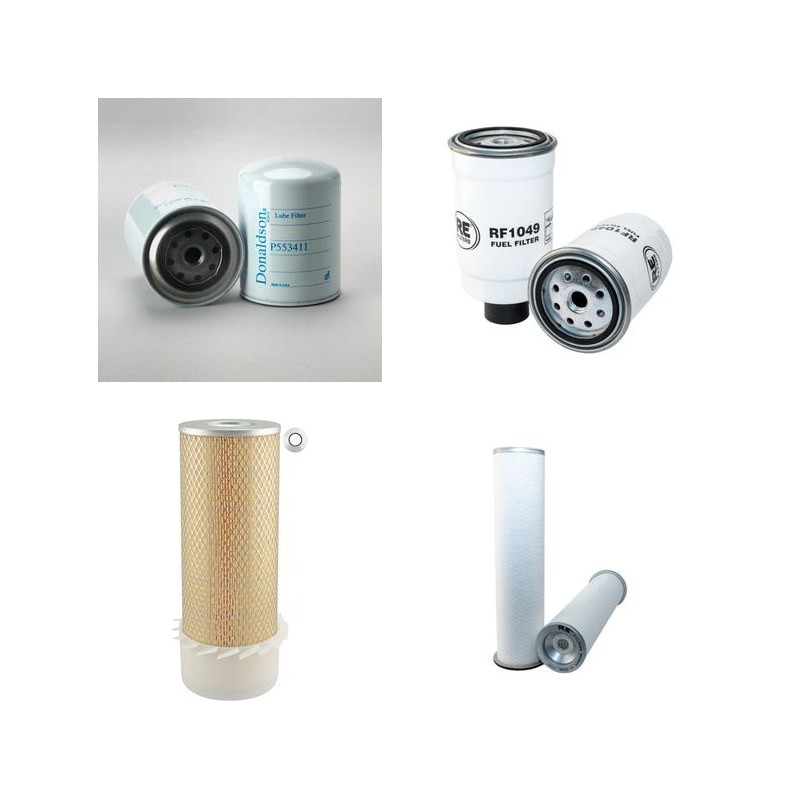 TIM TS 2000 Filter Service Kit Air Oil Fuel Filters w/IVECO 8045E Eng.