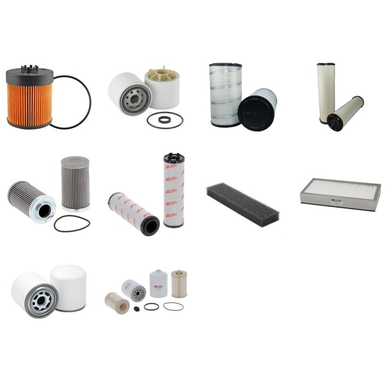 TIMBERJACK 1270 D Filter Service Kit w/JOHN DEERE 6090HTJ Eng. SN  1001- YR  2006-  TIER III