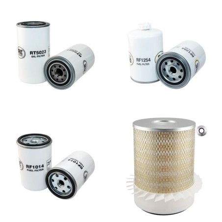 TIMBERJACK 240 B Filter Service Kit Air Oil Fuel Filters w/Cummins 4BTA3.9 Eng.