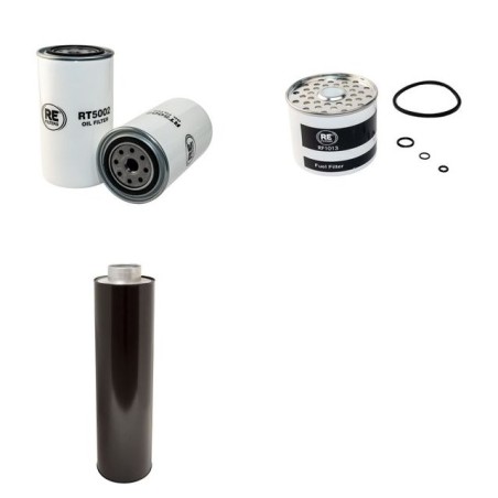 TIMBERJACK 250 M TURBO Filter Service Kit Air Oil Fuel Filters w/Perkins  Eng. SN  E-VA