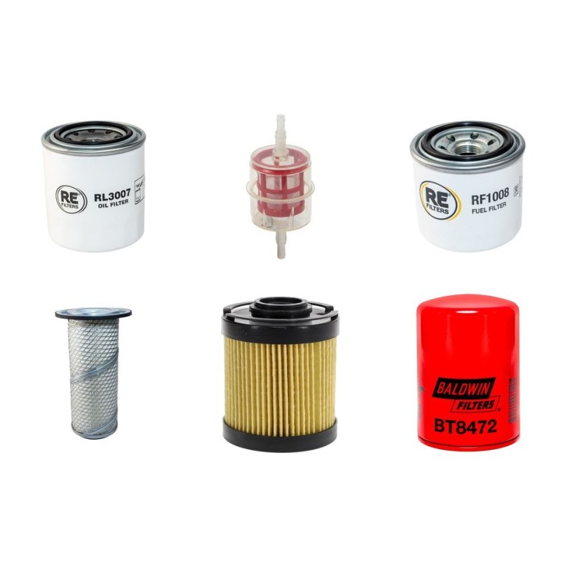 Filter kit for Timberwolf TW230DHB with Kubota V1505 Engine