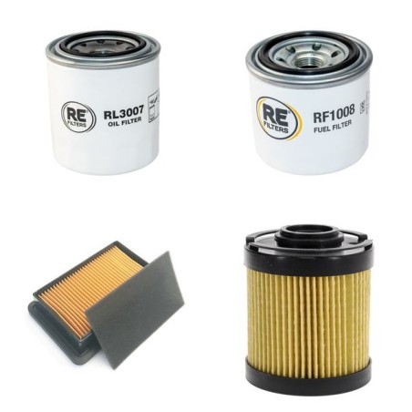 TIMBERWOLF TW S 426 TDHB Filter Service Kit w/Kubota V1505T-EU1 Eng.