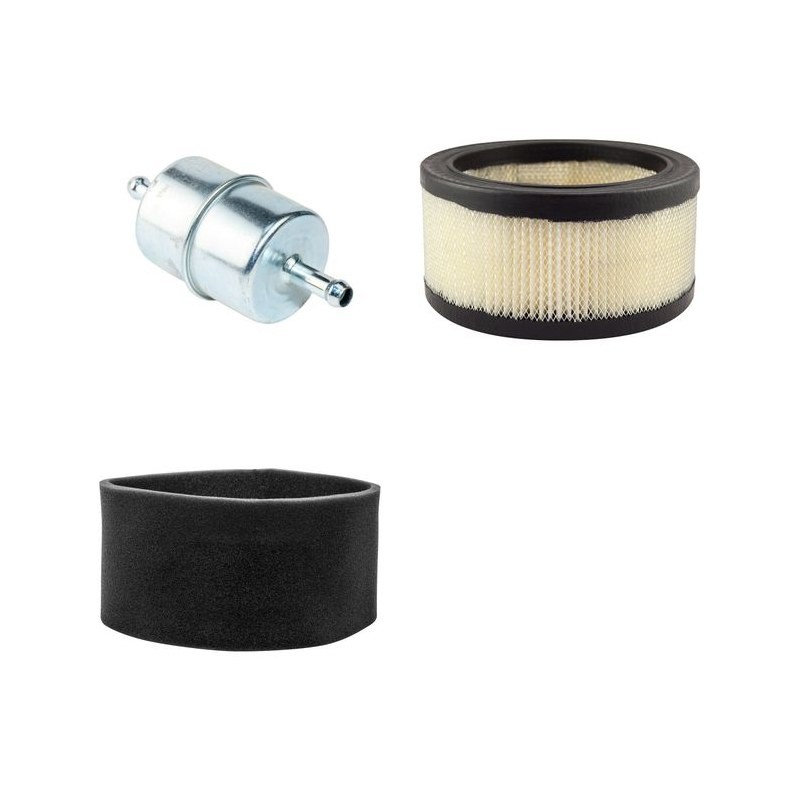 Filter Kit for Toro GroundsMaster 117 Air Oil Fuel Filters with Kohler KT17QS Engine