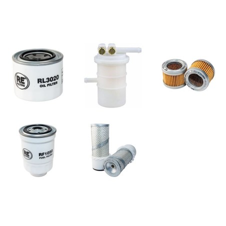 Filter Kit for Toro GroundsMaster 217 D Air Oil Fuel Filters