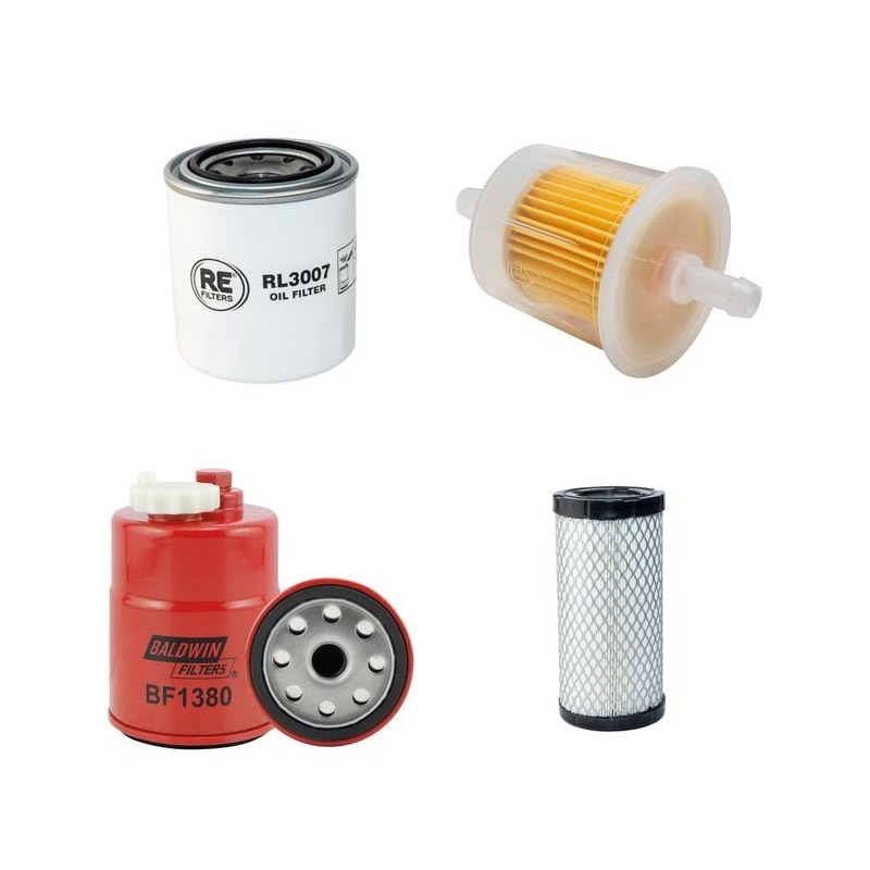 TORO GROUNDMASTER 3100 D Filter Service Kit Air Oil Fuel Filters w/Kubota D1105E Eng.