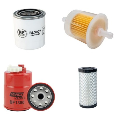 TORO GROUNDMASTER 3100 D Filter Service Kit Air Oil Fuel Filters w/Kubota D1105E Eng.