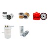 Filter Kit for Toro GroundsMaster 325 D Air Oil Fuel Filters with Mitsubishi Engine