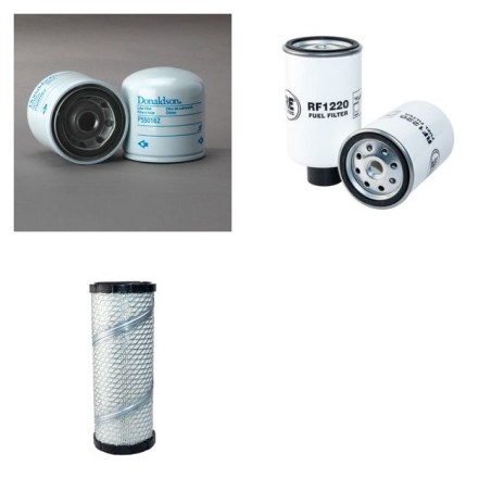Filter Kit for Toro GroundsMaster 360 Air Oil Fuel Filters with Kubota Engine