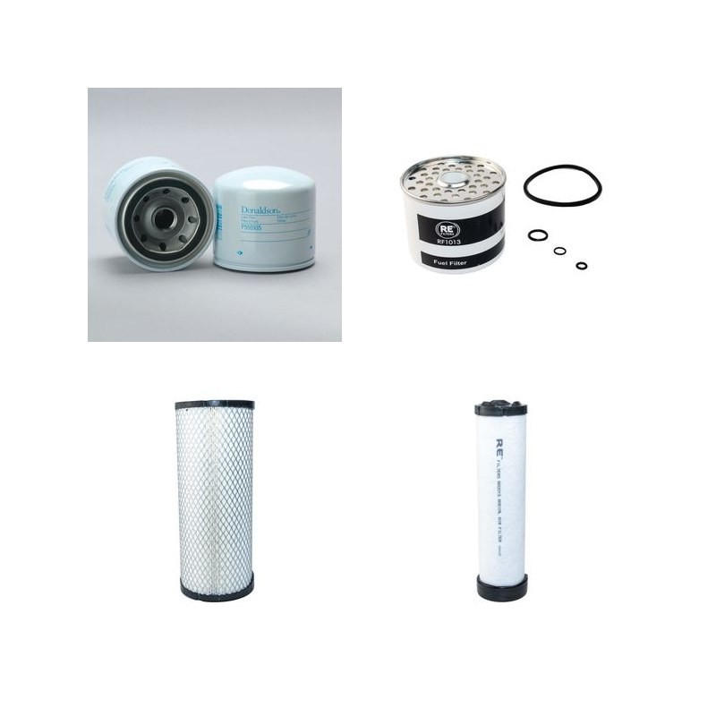 Filter Kit for Toro GroundsMaster 455 D Air Oil Fuel Filters with Peugeot XUD9 Engine  Year 1996- 55 CH
