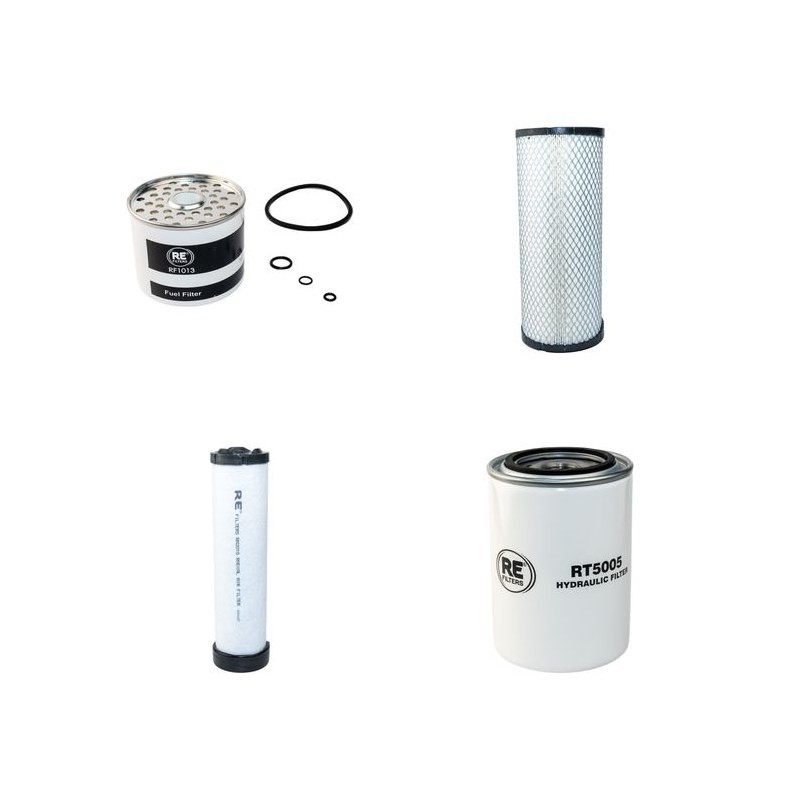 Filter Kit for Toro GroundsMaster 455 D with Mitsubishi CWD22 Engine