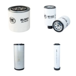 Filter Kit for Toro GroundsMaster 4700 D Air Oil Fuel Filters with Kubota V2403T Engine  Year 2010-
