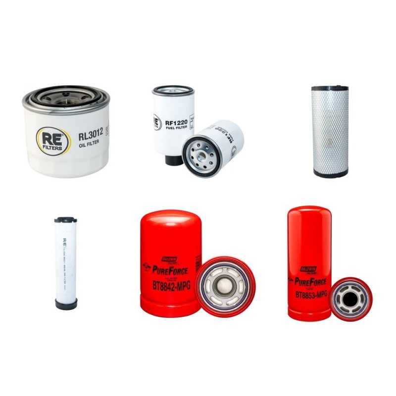 TORO GROUNDMASTER 4700 D Filter Service Kit w/Yanmar 4Tnv84T Eng. 2012