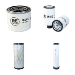 Filter Kit for Toro GroundsMaster 4700 D Air Oil Fuel Filters with Yanmar 4TNV84T Engine  Year 2012