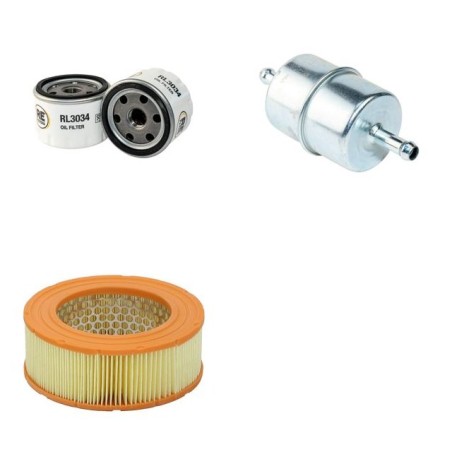 Filter Kit for Toro GroundsMaster 72 Air Oil Fuel Filters with Renault Engine
