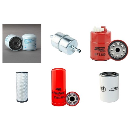 Filter Kit for Toro ReelMaster 5610 Crosstrax with Kubota V1505T Engine  Year -2007