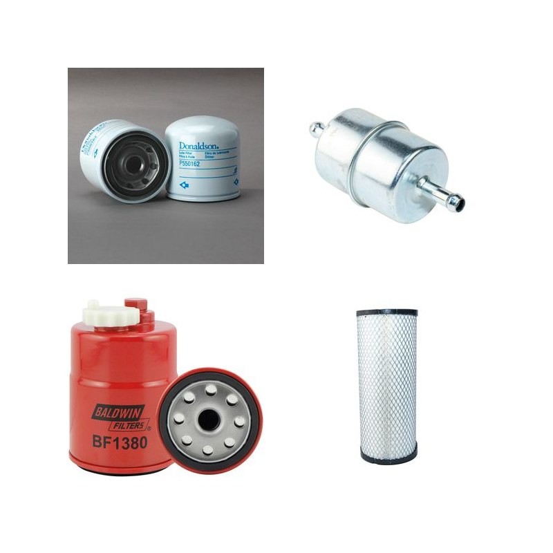Filter Kit for Toro ReelMaster 5610 Crosstrax Air Oil Fuel Filters with Kubota V1505T Engine  Year -2007