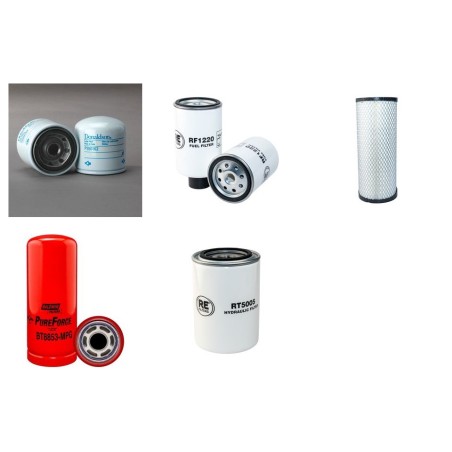 Filter Kit for Toro ReelMaster 5610 Crosstrax with Kubota V1505T Engine  Year 2008-