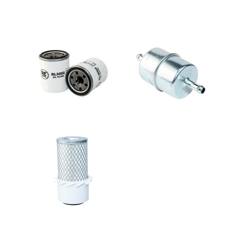 Filter Kit for Toro Workman 3000 Air Oil Fuel Filters with Mitsubishi Engine SN 27 CH  27 CH