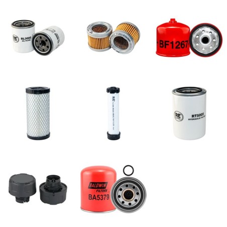 Toro WORKMAN 4300D Filter Service Kit w/ Mitsubishi Eng ( Single Radial Air )