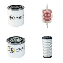 TOWERLIGHT VT 1 VARRANT B Filter Service Kit w/Kubota D1105 Eng.