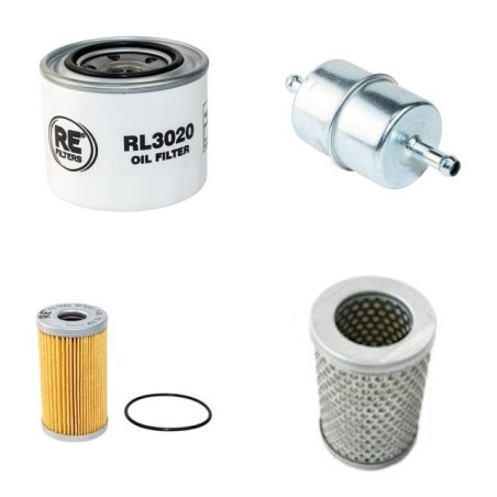 TOYOTA 3 SDK 5 Filter Service Kit Air Oil Fuel Filters w/Yanmar 3TN82 Eng.