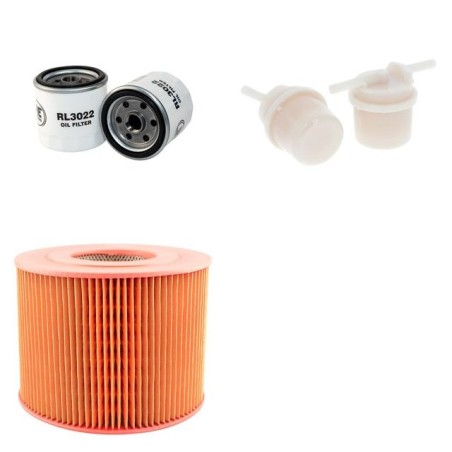 TOYOTA COASTER 4000 D Filter Service Kit w/TOYOTA 22R Eng.   YR  01.90-01.93  T-RB20