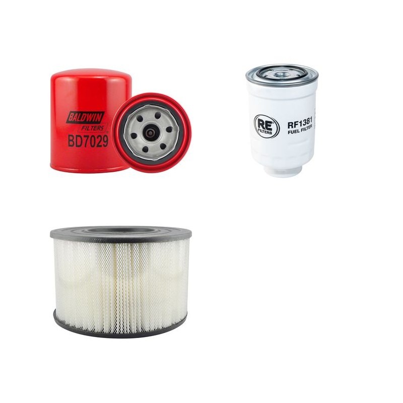 TOYOTA COASTER 4200 D Filter Service Kit w/TOYOTA 1HZ Eng.   YR  01.90-01.93  U-HZB30/31/36