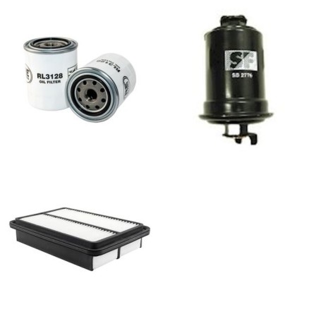 TOYOTA MODEL F 2.0I Filter Service Kit w/ 4Y-EC Eng.   YR  08.86-01.90  YR22/31