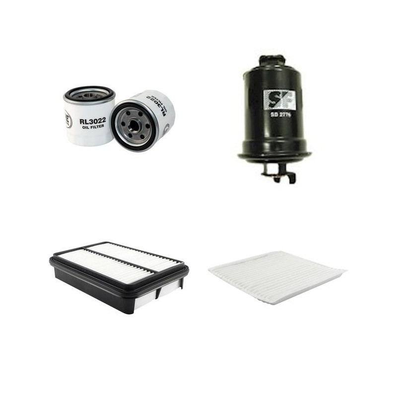 TOYOTA PREVIA 2.4I 16V 4WD Filter Service Kit w/ 2TZ-FE Eng.   YR  10.90-09.00 132 CH TCR11