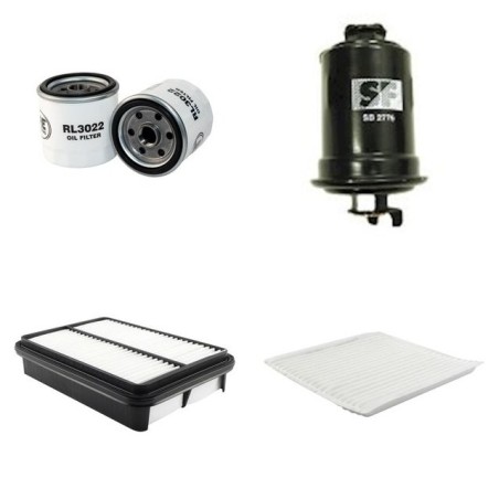 TOYOTA PREVIA 2.4I 16V 4WD Filter Service Kit w/ 2TZ-FE Eng.   YR  10.90-09.00 132 CH TCR11