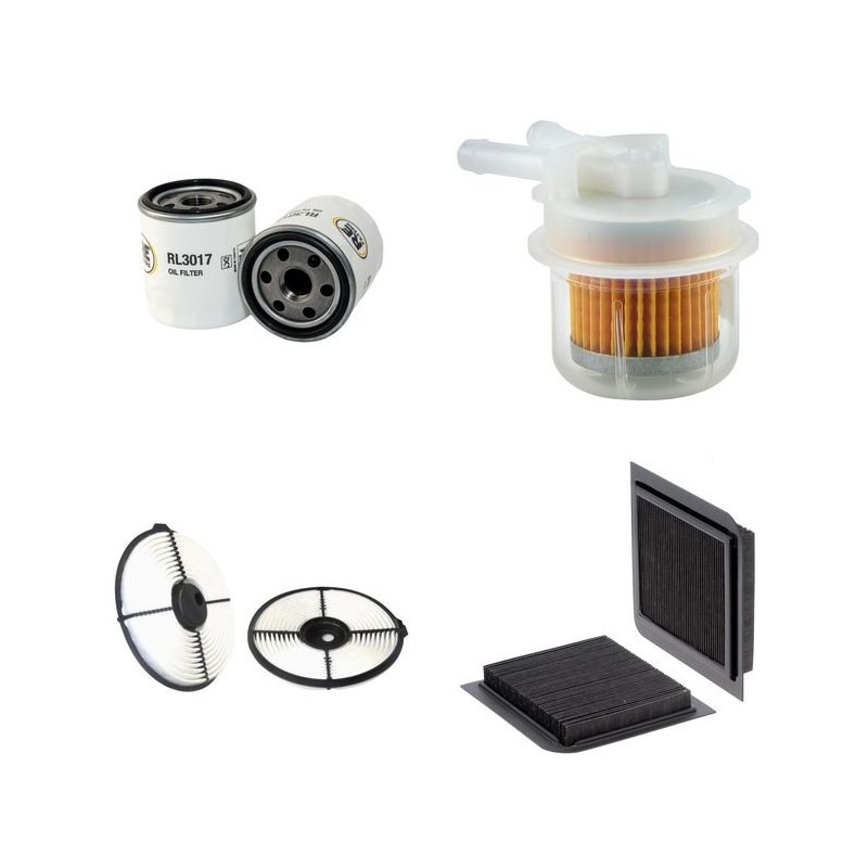 TOYOTA STARLET 1.0 Filter Service Kit w/ 1E-L Eng.   YR  01.90-03.93  EP80
