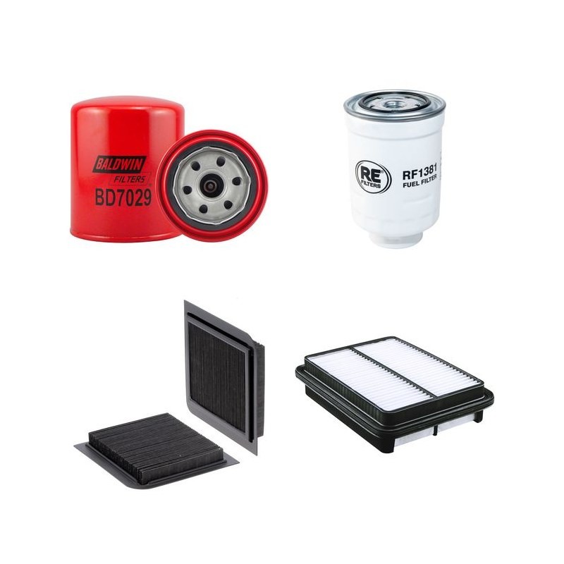 TOYOTA STARLET 1.5 DIESEL Filter Service Kit w/ 1N Eng.   YR  02.90-02.96  NP80