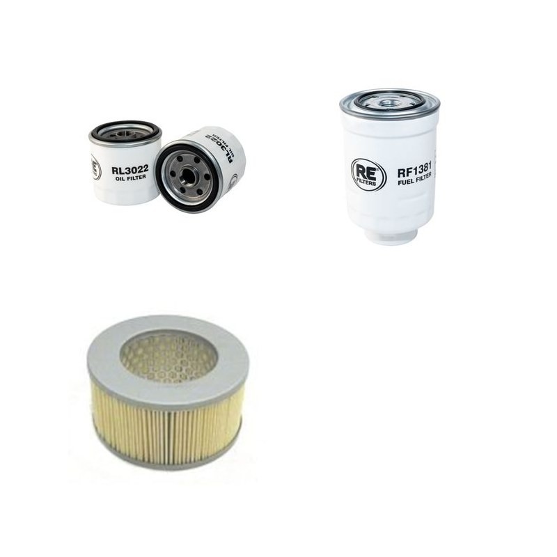 TOYOTA 4X4 HI-LUX II 2.5 D4-D Filter Service Kit w/ 2KD-FTV Eng.   YR  10.01-10.05 82/102 CH KDN1