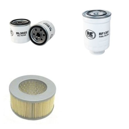 TOYOTA 4X4 HI-LUX II 2.5 D4-D Filter Service Kit w/ 2KD-FTV Eng.   YR  10.01-10.05 82/102 CH KDN1