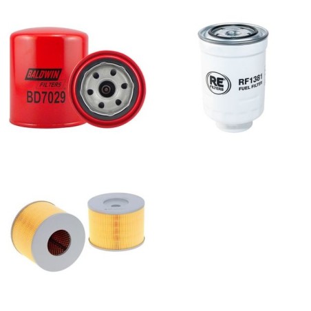 TOYOTA VU/LT/LW DYNA 150 2.8 DIESEL Filter Service Kit w/ 3L Eng.   YR  08.88-09.90  LY61