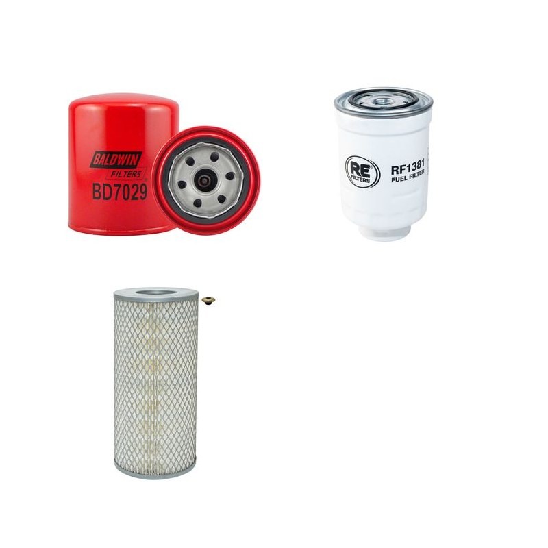TOYOTA VU/LT/LW HI-ACE 2.4 DIESEL Filter Service Kit w/ 2LT Eng.   YR  08.87-10.89  LH51/61