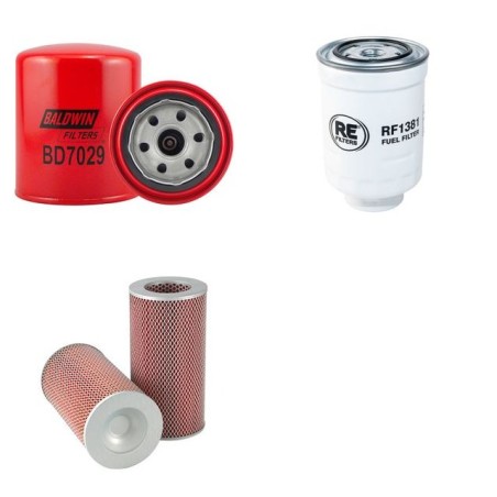 TOYOTA VU/LT/LW HI-ACE 2.4 TD Filter Service Kit w/ 2LT Eng.   YR  08.98-11.01 90 CH LXH12/18/22/28