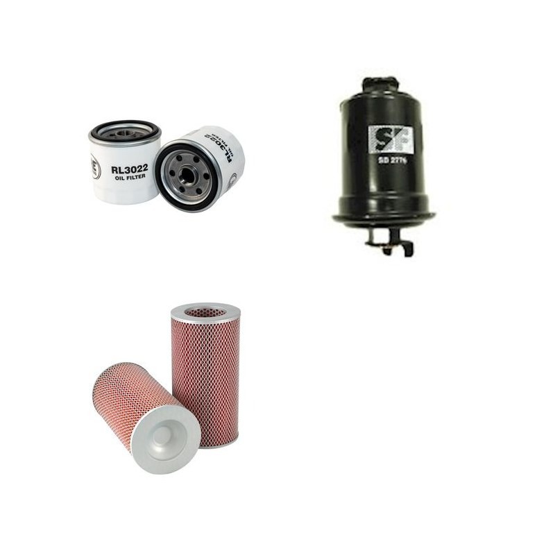 TOYOTA VU/LT/LW HI-ACE 2.4/4WD Filter Service Kit w/ 2RZ-E Eng.   YR  03.96-09.98 115 CH RCH12/18/22/28