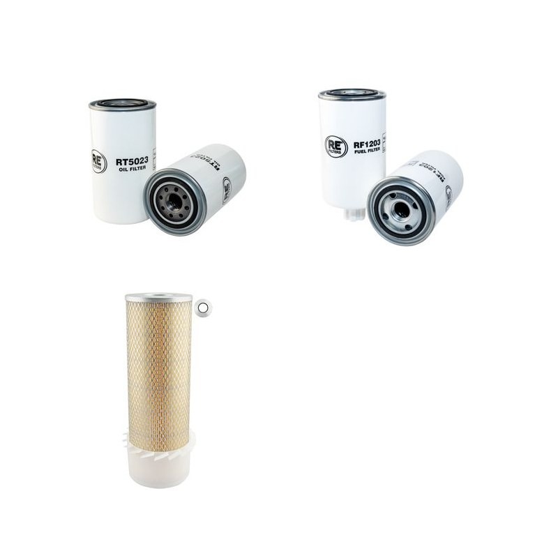 TRACKLESS FRAISEUSE Filter Service Kit Air Oil Fuel Filters w/Cummins 4BT3.9 Eng.