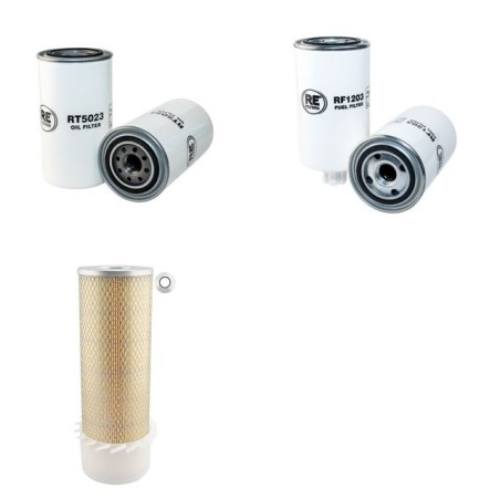 TRACKLESS FRAISEUSE Filter Service Kit Air Oil Fuel Filters w/Cummins 4BT3.9 Eng.