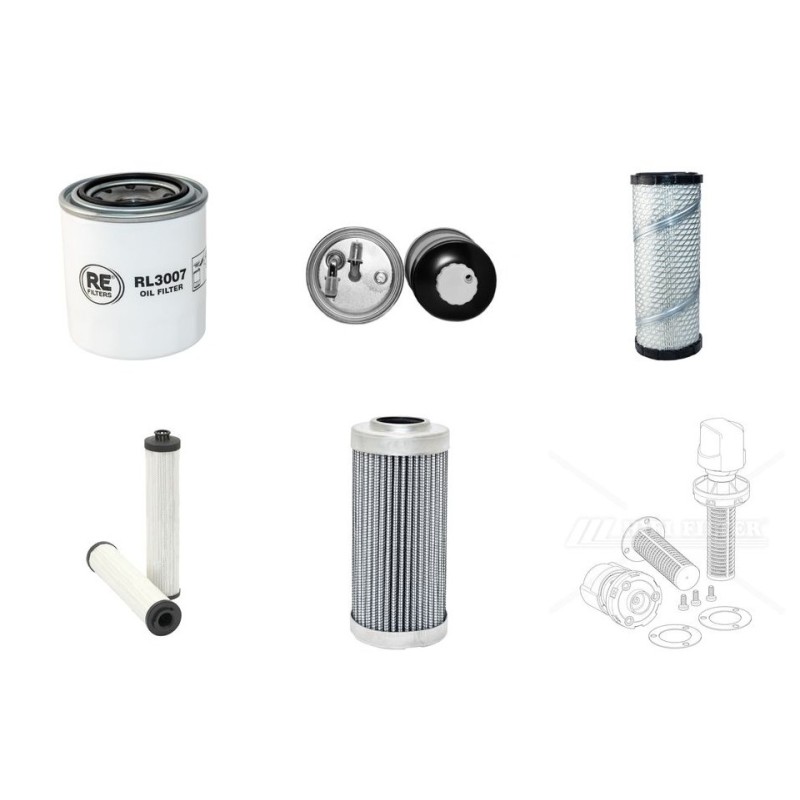BOSCHUNG IMSSN E29050 DFS Filter Service Kit w/Kubota D1105EU2 Eng.