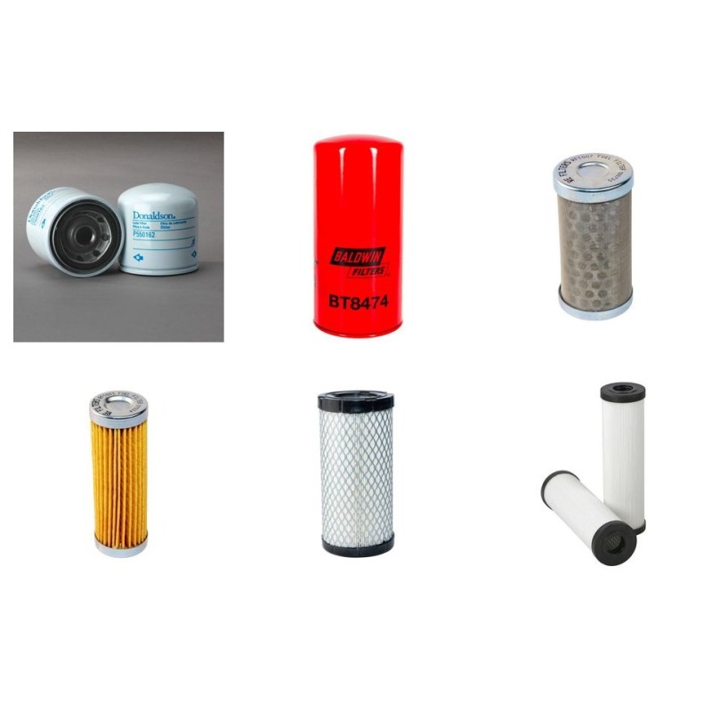 TUCHEL TUCHEL-TRAC QUATTRO Filter Service Kit w/Kubota D902-ET02 Eng.   YR  2009-