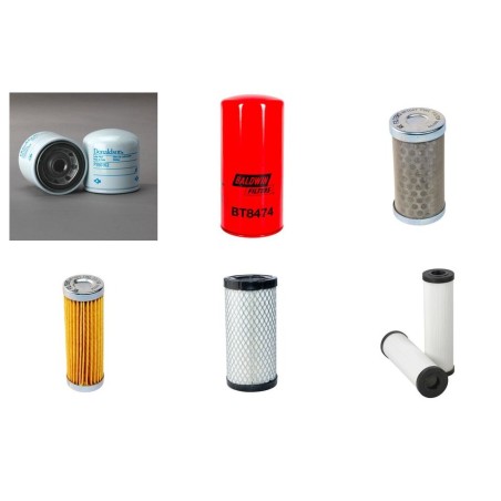 TUCHEL TUCHEL-TRAC QUATTRO Filter Service Kit w/Kubota D902-ET02 Eng.   YR  2009-