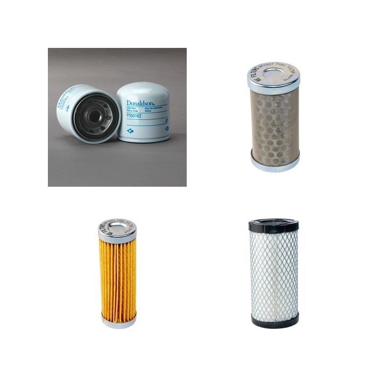 TUCHEL TUCHEL-TRAC QUATTRO Filter Service Kit Air Oil Fuel Filters w/Kubota D902-ET02 Eng.   YR  2009-
