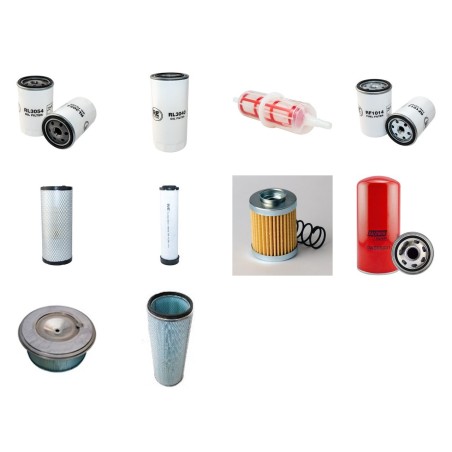 TURBOSOL TM 2736 DCB Filter Service Kit w/Lombardini LDW Eng.